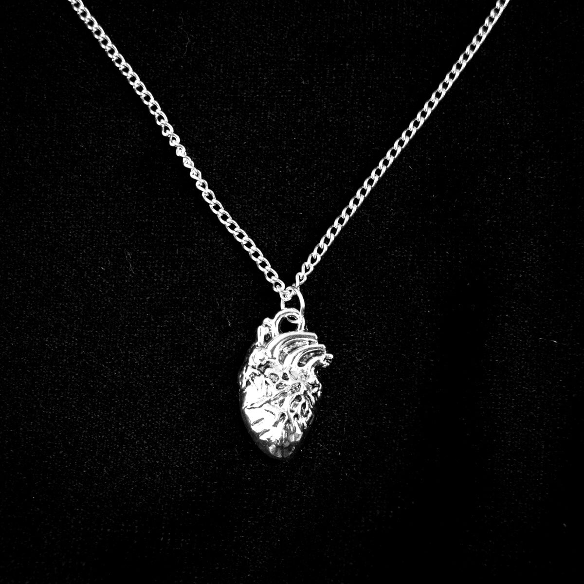 ANATOMICAL HEART NECKLACE - PACK OF 5 - Extreme Largeness Wholesale