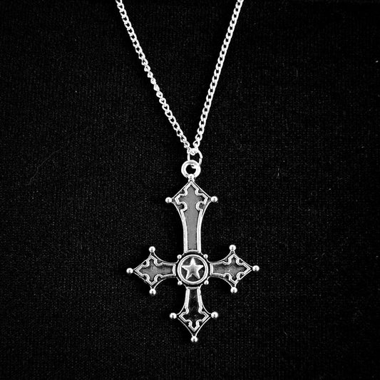 INVERTED CROSS NECKLACE - PACK OF 5 - Extreme Largeness Wholesale