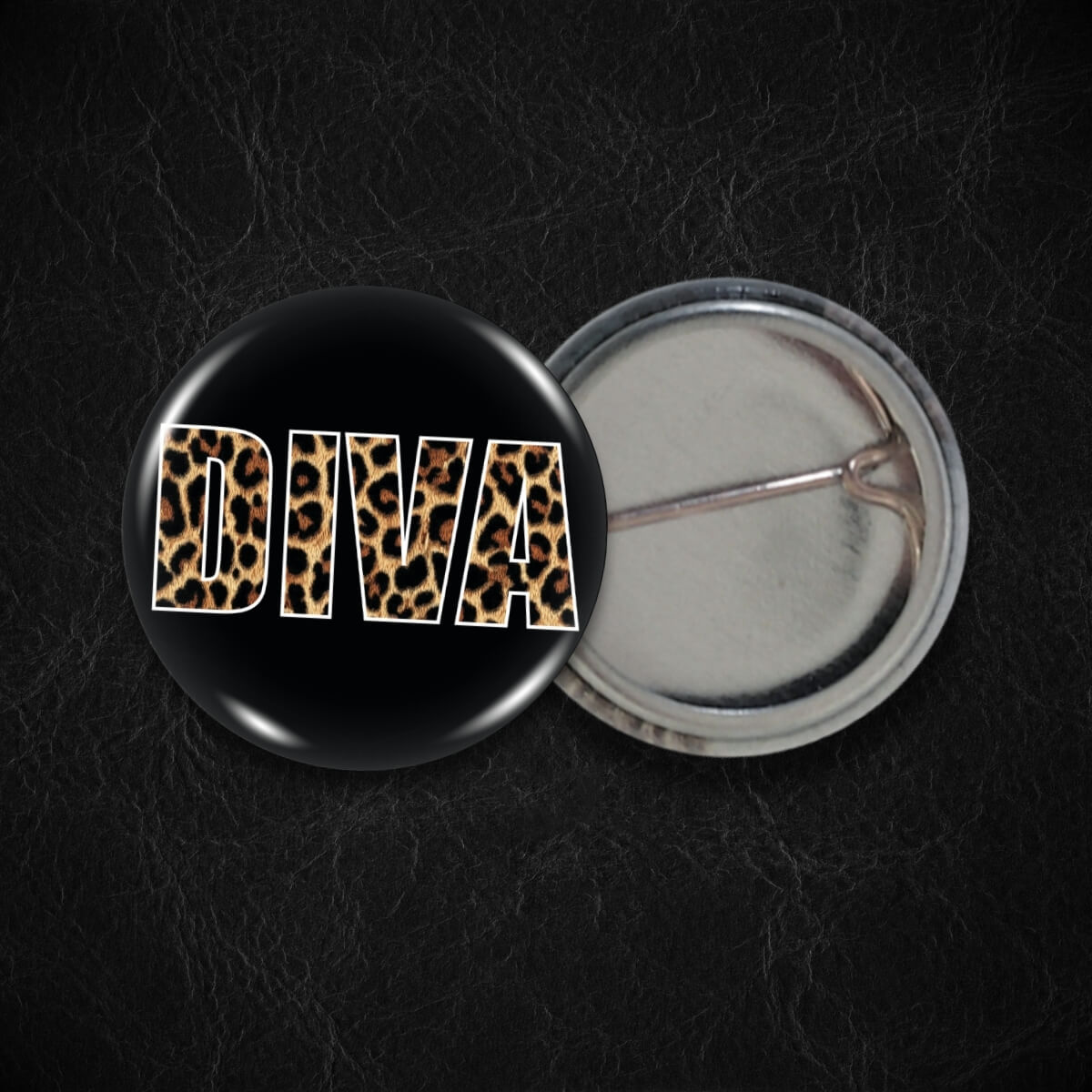 Diva Leopard Badge • Extreme Largeness Wholesale