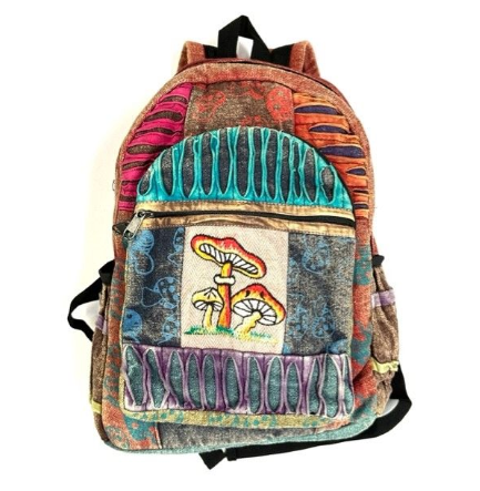 MULTI FABRIC MUSHROOM RUCKSACK - Extreme Largeness Wholesale