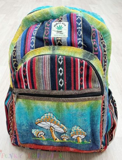 COLOURFUL MUSHROOM RUCKSACK - Extreme Largeness Wholesale