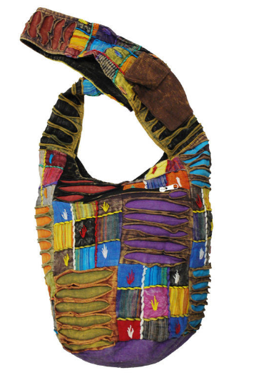 COLOURFUL PATCHWORK SHOULDER BAG - Extreme Largeness Wholesale