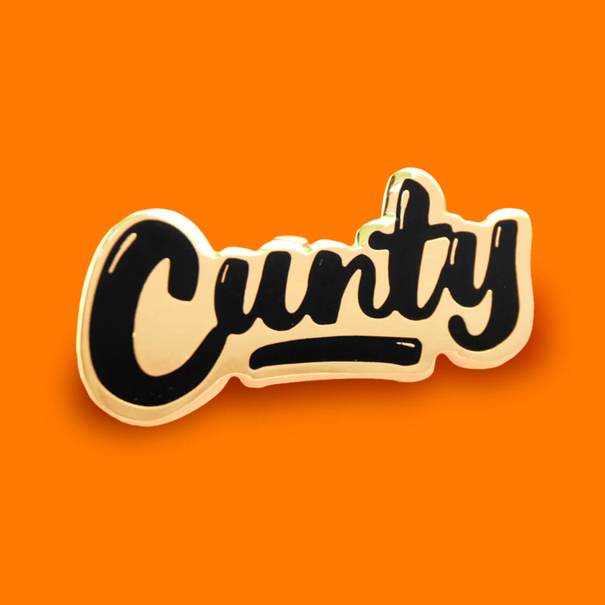 CUNTY ENAMEL PIN - PACK OF 5 - Extreme Largeness Wholesale