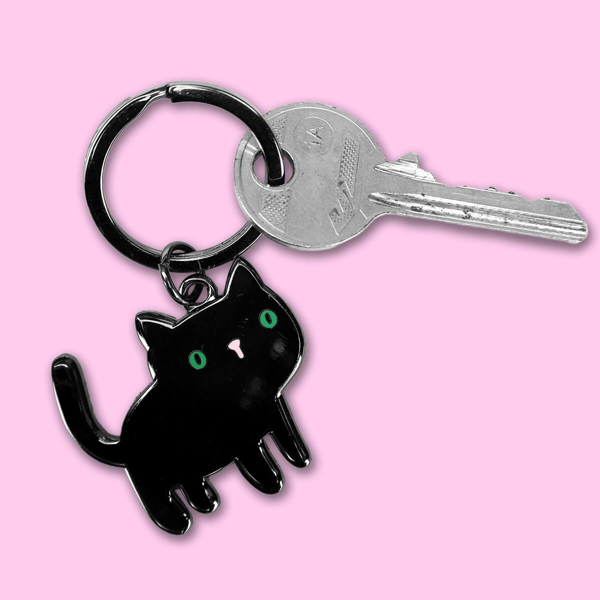 BLACK CAT KEYRING - PACK OF 5