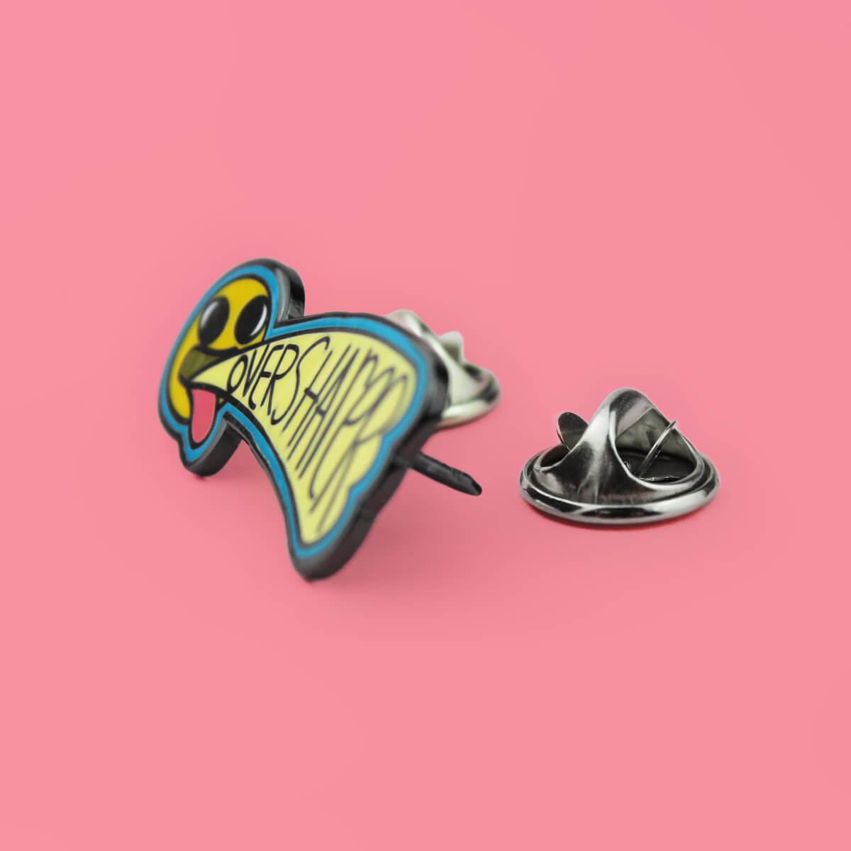 OVERSHARER ENAMEL PIN - PACK OF 5