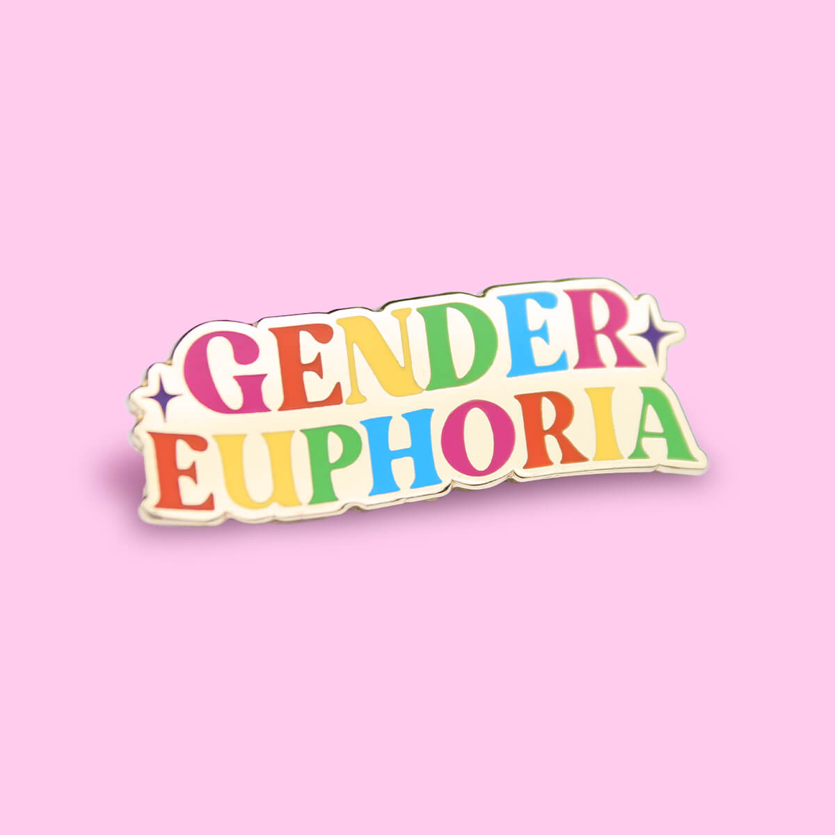 GENDER EUPHORIA ENAMEL PIN - PACK OF 5 - Extreme Largeness Wholesale