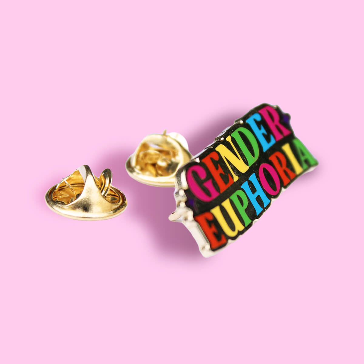 GENDER EUPHORIA ENAMEL PIN - PACK OF 5 - Extreme Largeness Wholesale