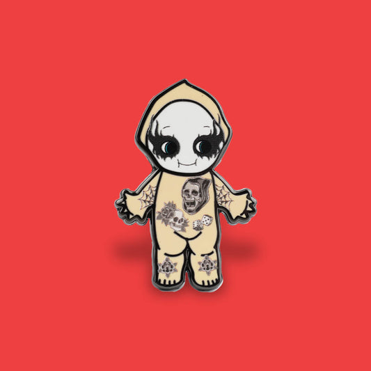CORPSE PAINT DOLL ENAMEL PIN - PACK OF 5 - Extreme Largeness Wholesale