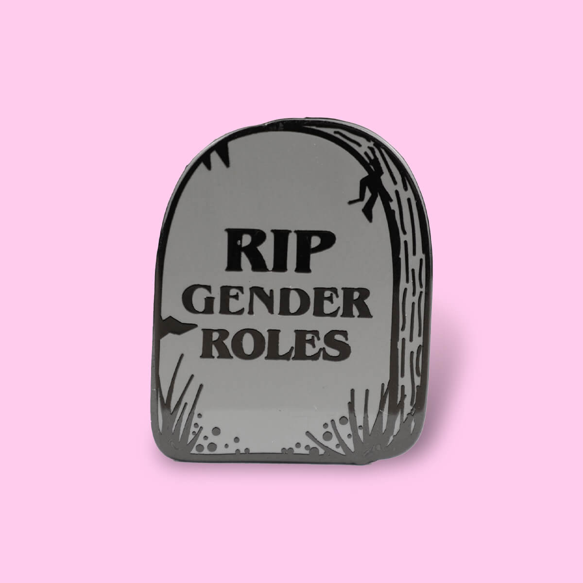 RIP GENDER ROLES ENAMEL PIN - PACK OF 5 - Extreme Largeness Wholesale