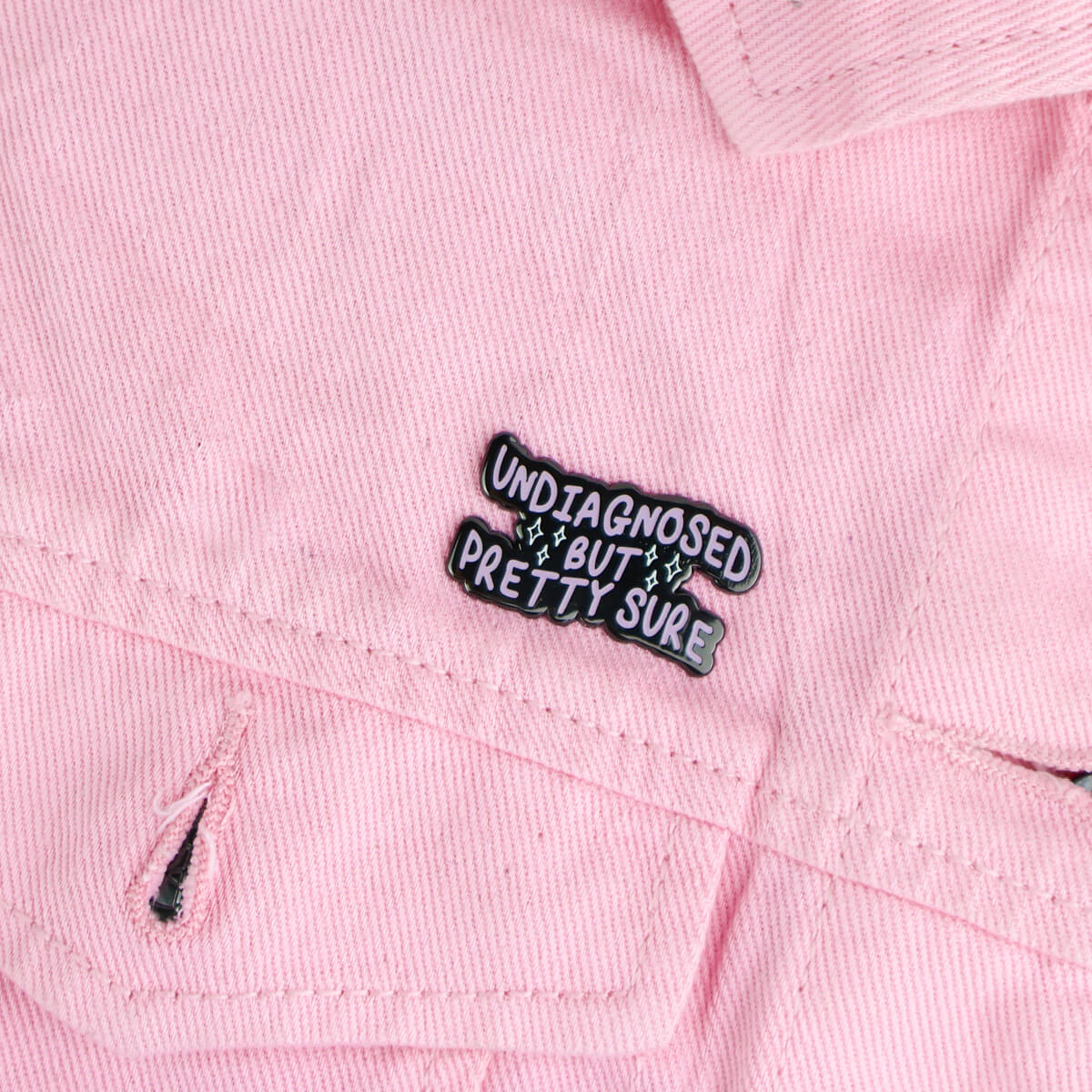 Undiagnosed but Pretty Sure Enamel Pin • Extreme Largeness Wholesale