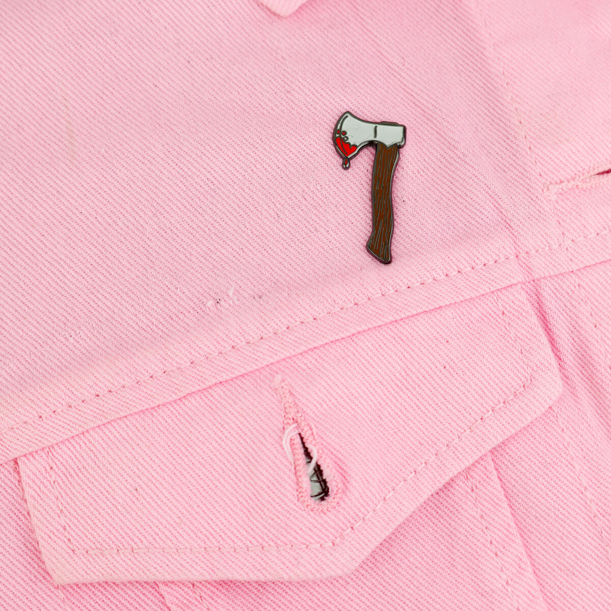 BLOODY HATCHET ENAMEL PIN - PACK OF 5 - Extreme Largeness Wholesale