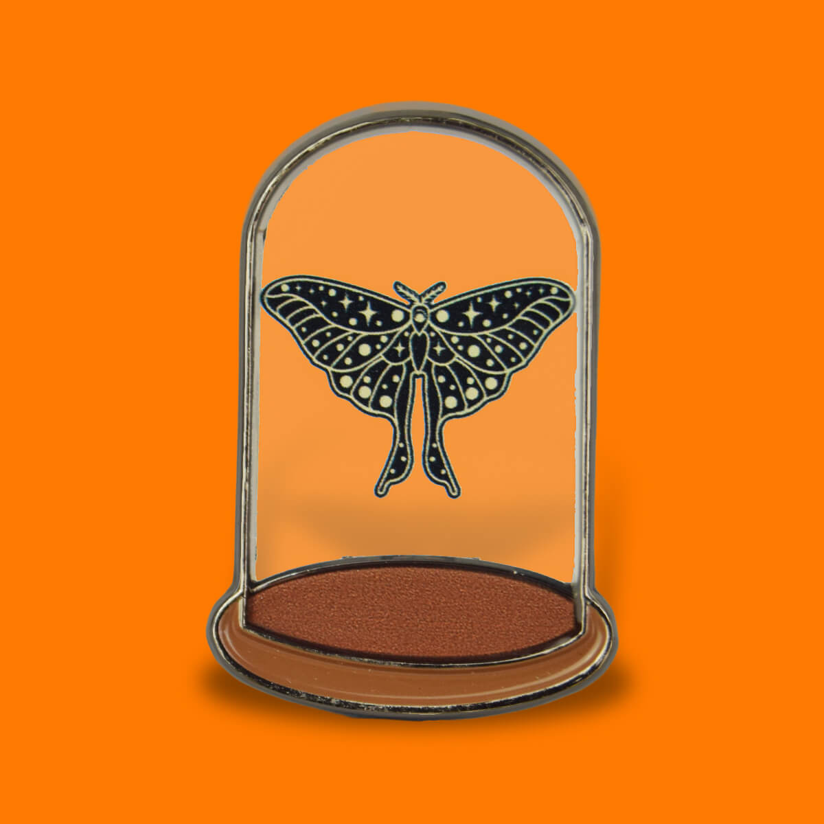 PIN343_Moth_Curio_Enamel_Pin_1 - Extreme Largeness Wholesale