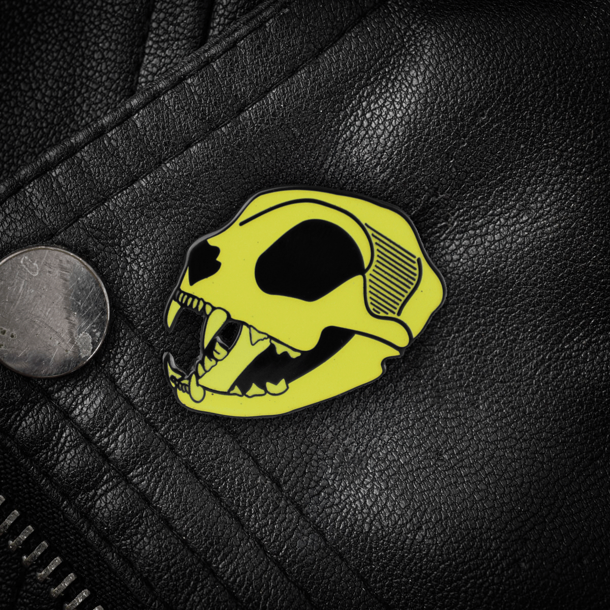 Cat Skull Enamel Pin • Extreme Largeness Wholesale