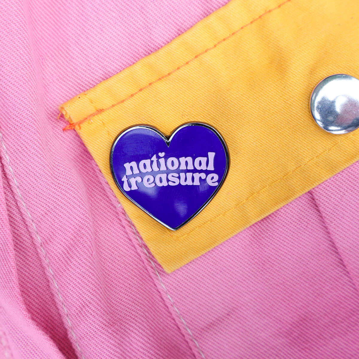 NATIONAL TREASURE ENAMEL PIN - PACK OF 5