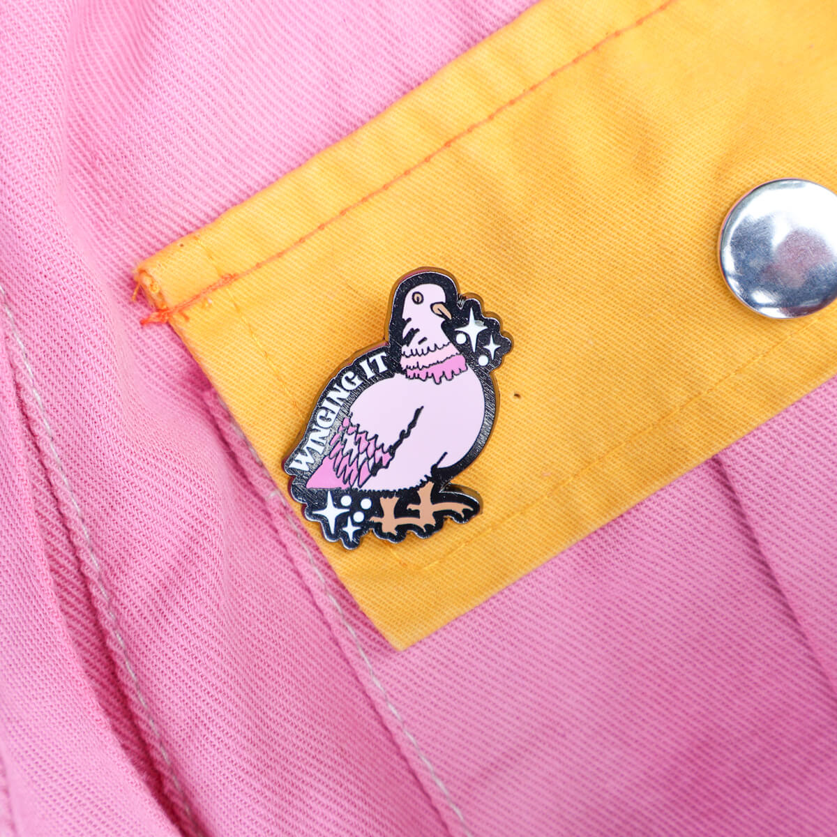 WINGING IT ENAMEL PIN - PACK OF 5
