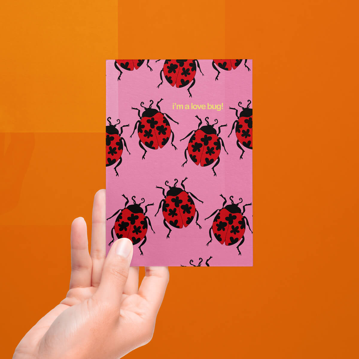 I'M A LOVE BUG POSTCARD