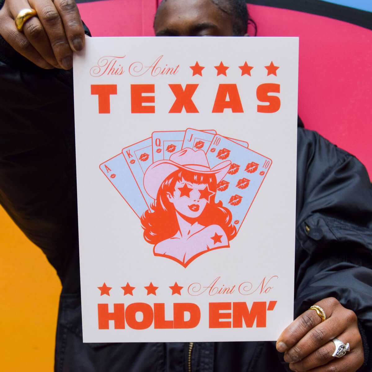 TEXAS HOLD 'EM A4 PRINT - PACK OF 3
