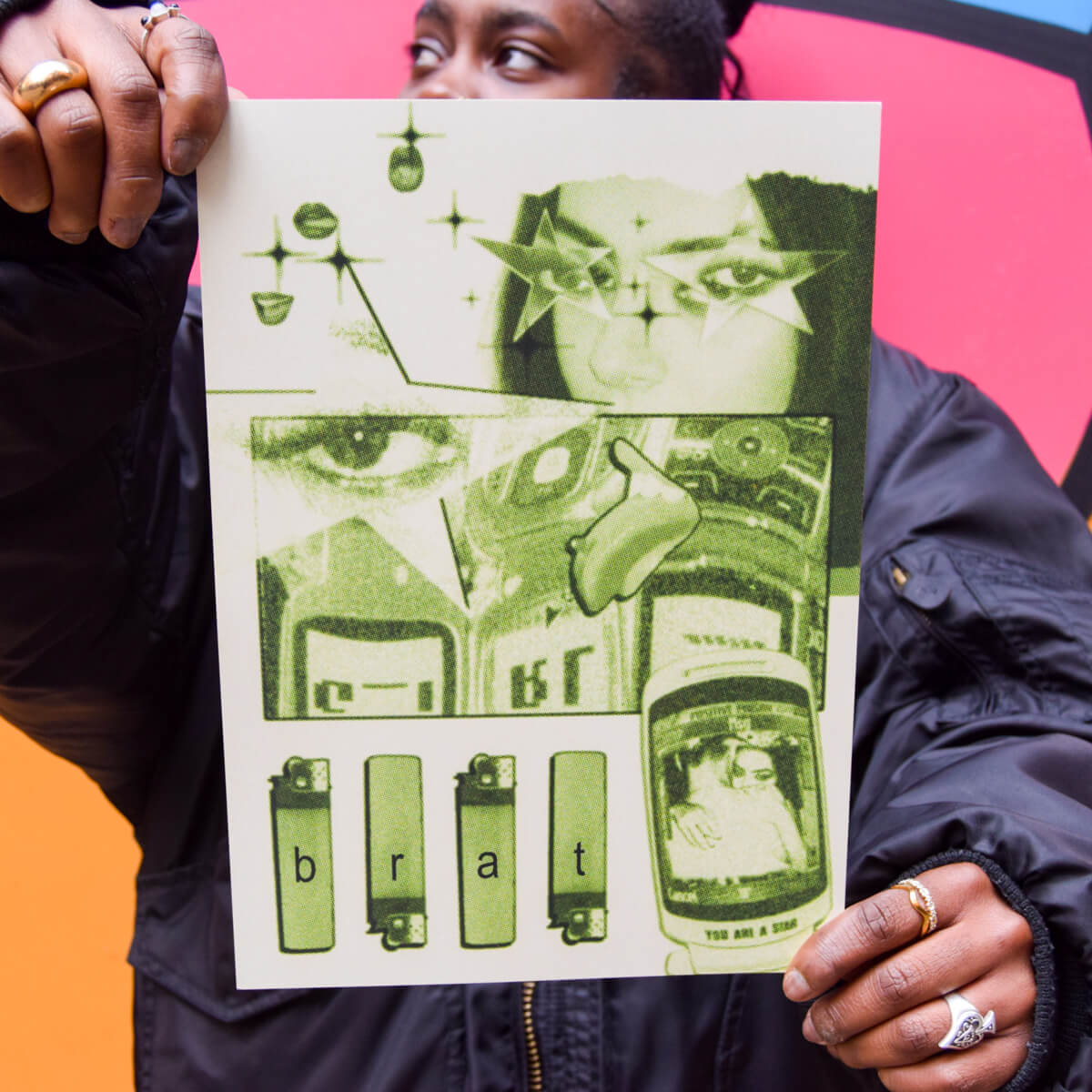 BRAT A4 PRINT - PACK OF 3 - Extreme Largeness Wholesale