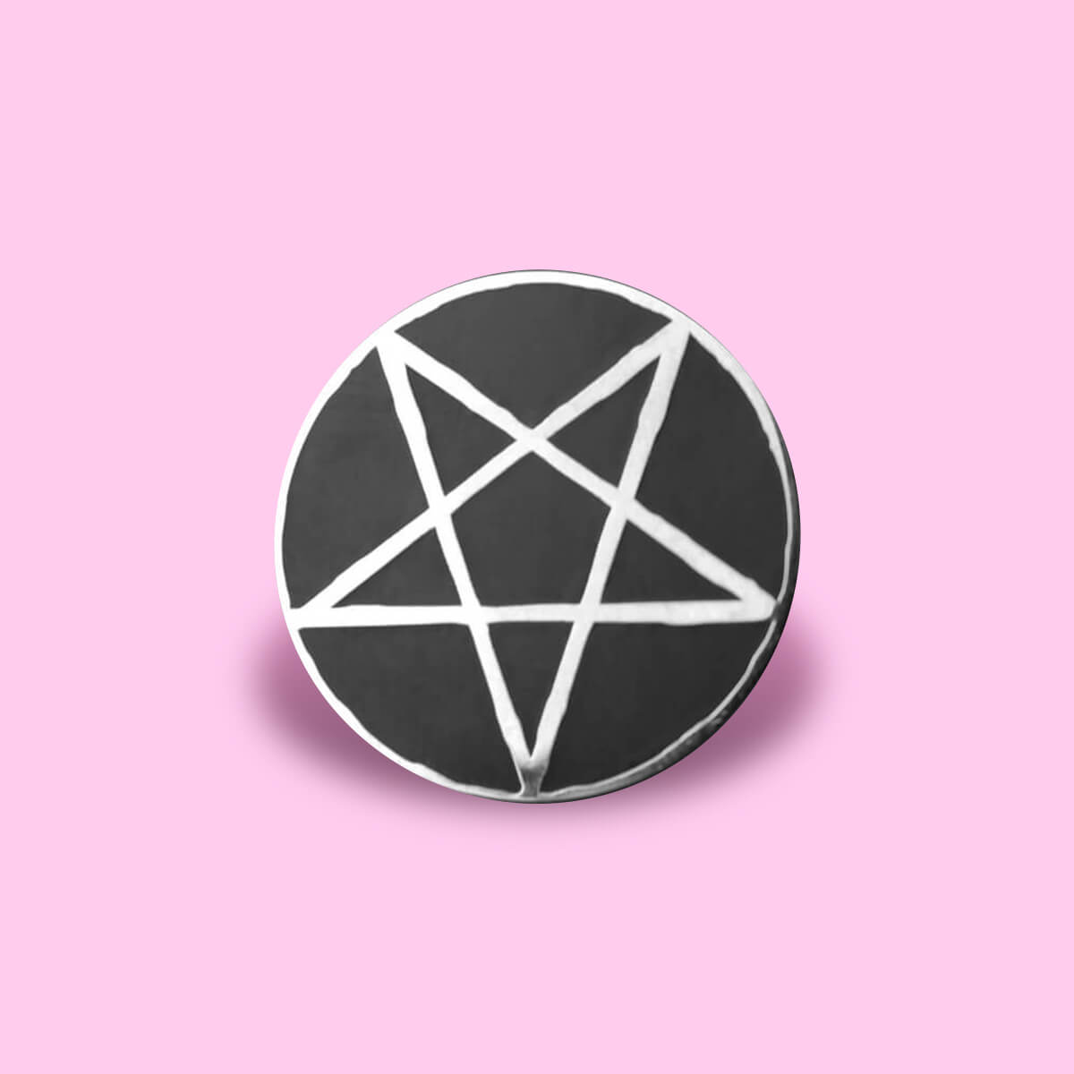 PENTAGRAM ENAMEL PIN - PACK OF 5 - Extreme Largeness Wholesale