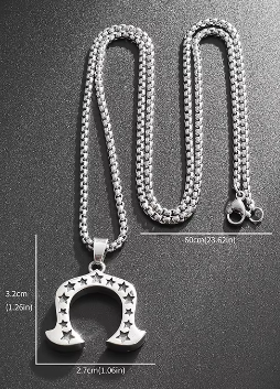 *LNK519 Chain With Horseshoe Necklace - Extreme Largeness Wholesale