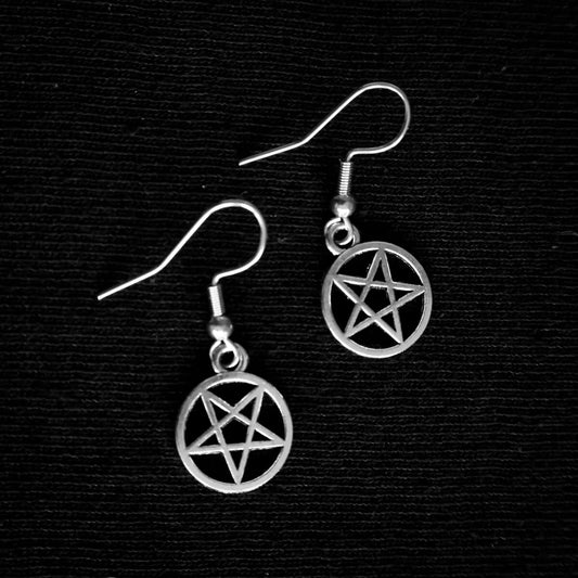 INVERTED PENTAGRAM EARRINGS - PACK OF 5 - Extreme Largeness Wholesale