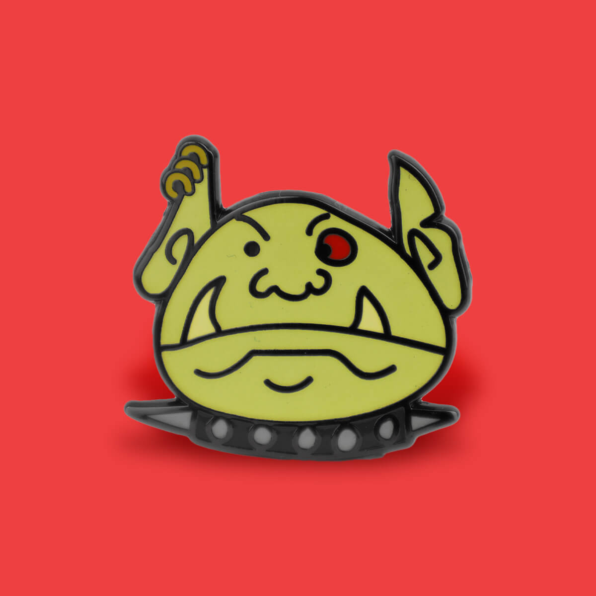 SILLY GOBLIN ENAMEL PIN - PACK OF 5 - Extreme Largeness Wholesale