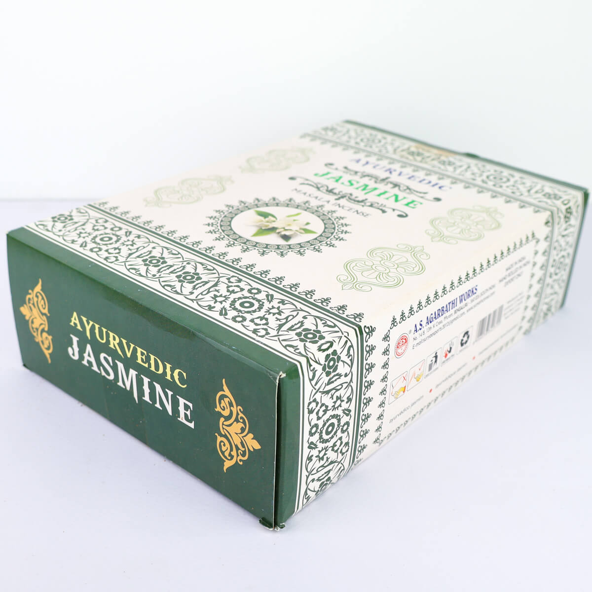 AYURVEDIC JASMINE INCENSE STICKS - PACK OF 12