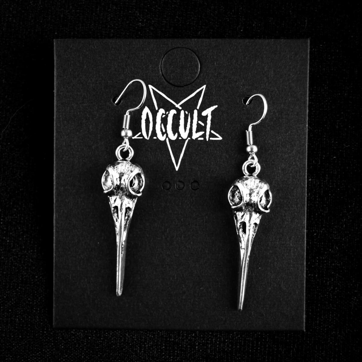 BIRD SKULL EARRINGS - PACK OF 5