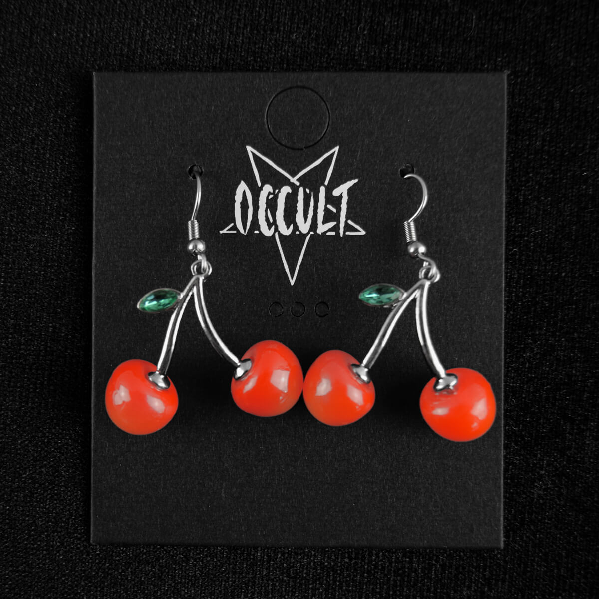 CHERRY EARRINGS - PACK OF 5