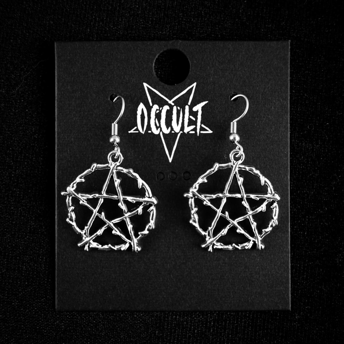 WICCA PENTAGRAM EARRINGS - PACK OF 5