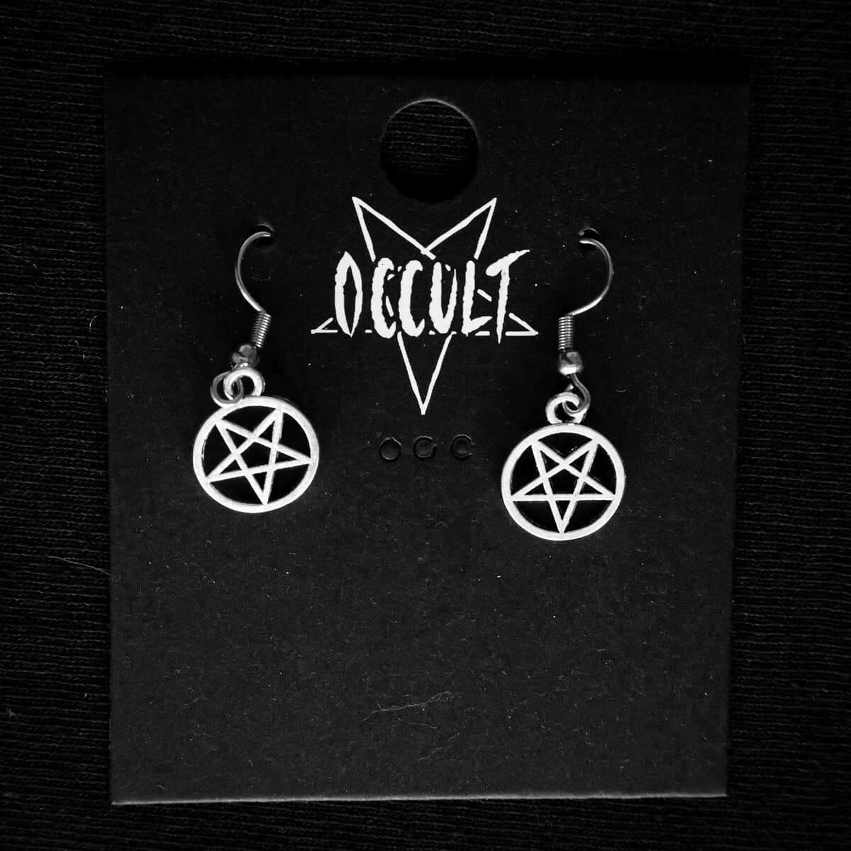 INVERTED PENTAGRAM EARRINGS - PACK OF 5