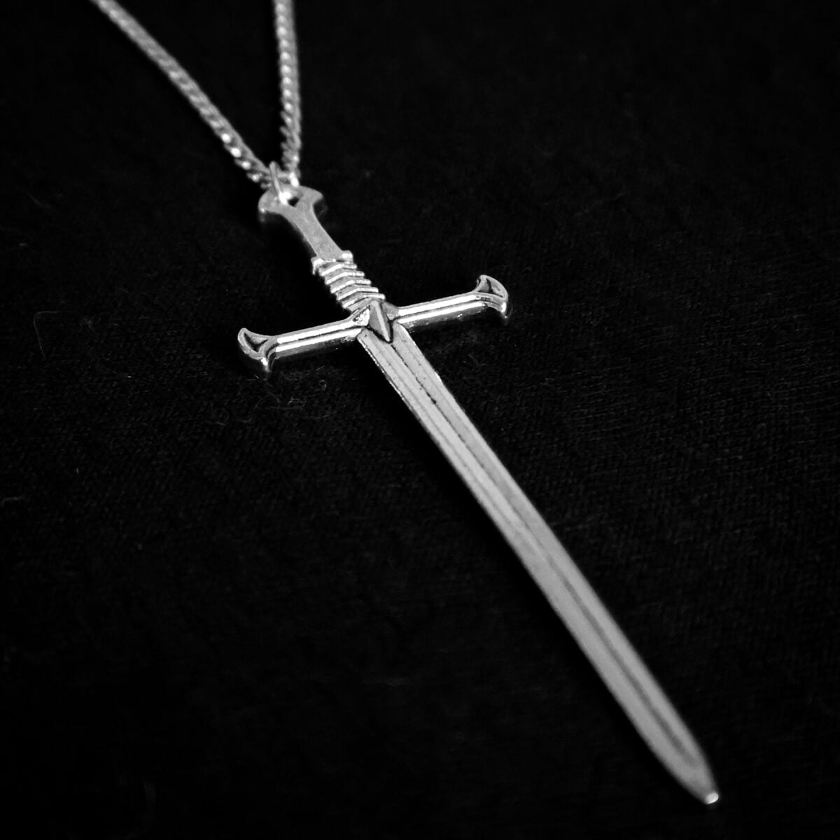 LARGE SWORD NECKLACE - PACK OF 5 - Extreme Largeness Wholesale