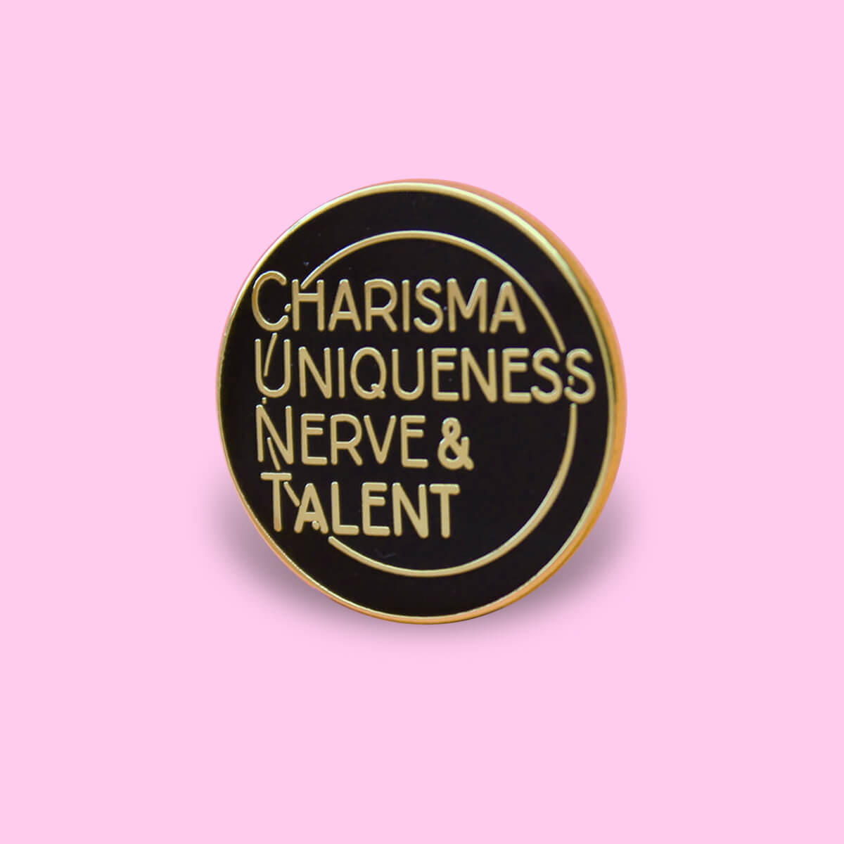 CHARISMA UNIQUENESS NERVE & TALENT PIN - PACK OF 5 - Extreme Largeness Wholesale