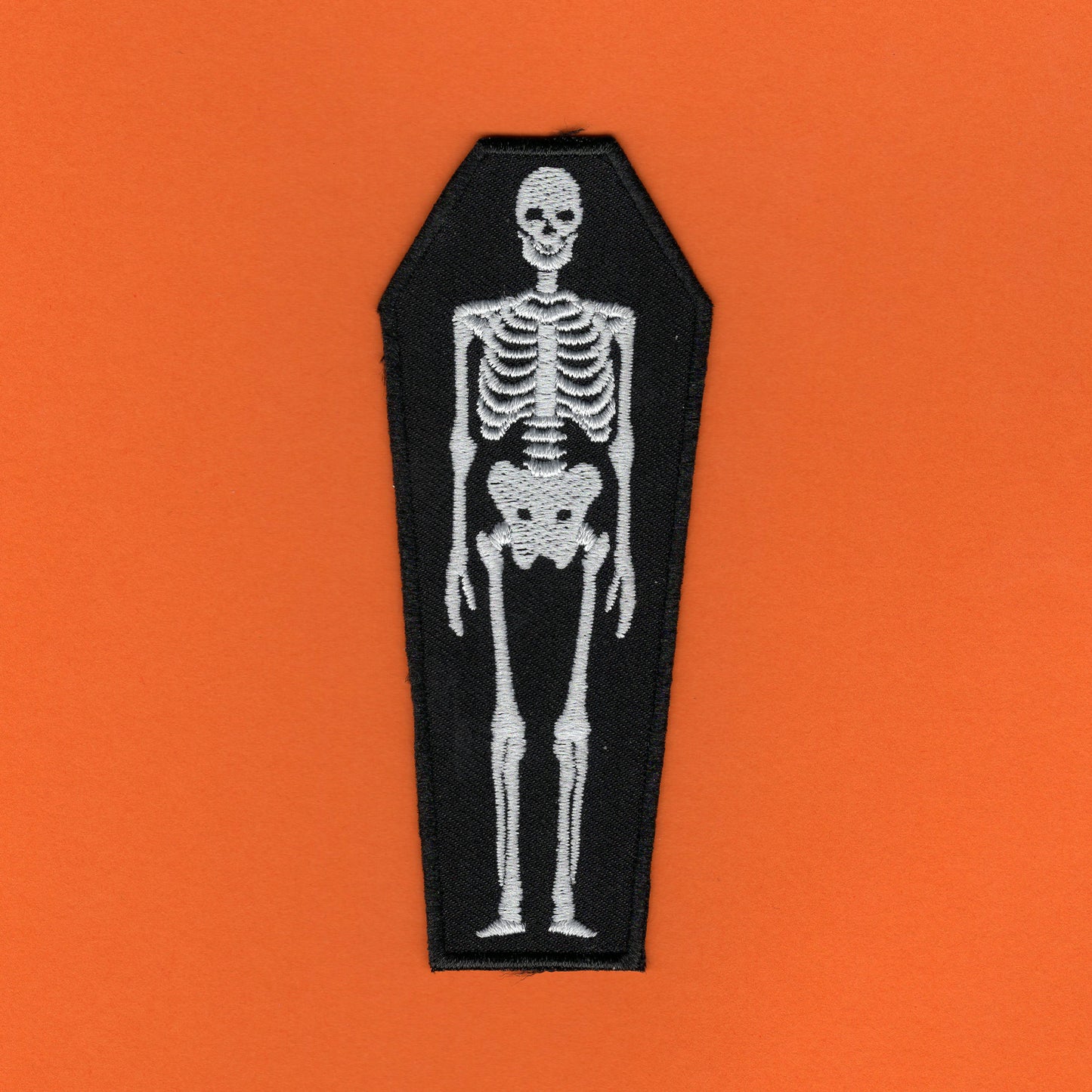 SKELETON COFFIN PATCH - PACK OF 6 - Extreme Largeness Wholesale