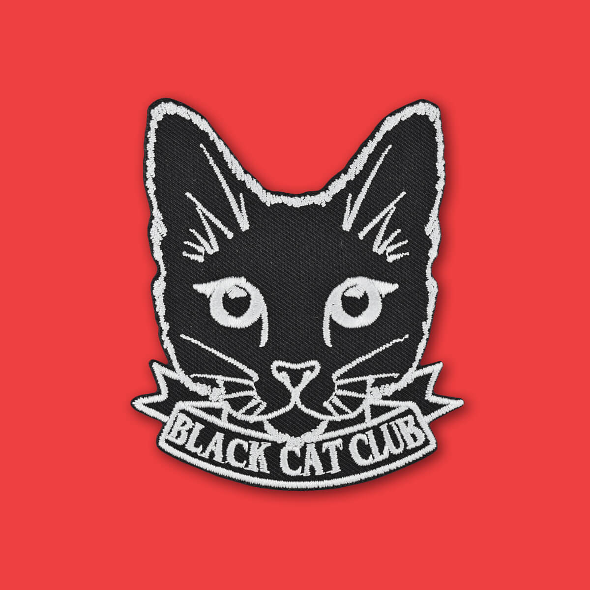 BLACK CAT CLUB PATCH - PACK OF 6 - Extreme Largeness Wholesale