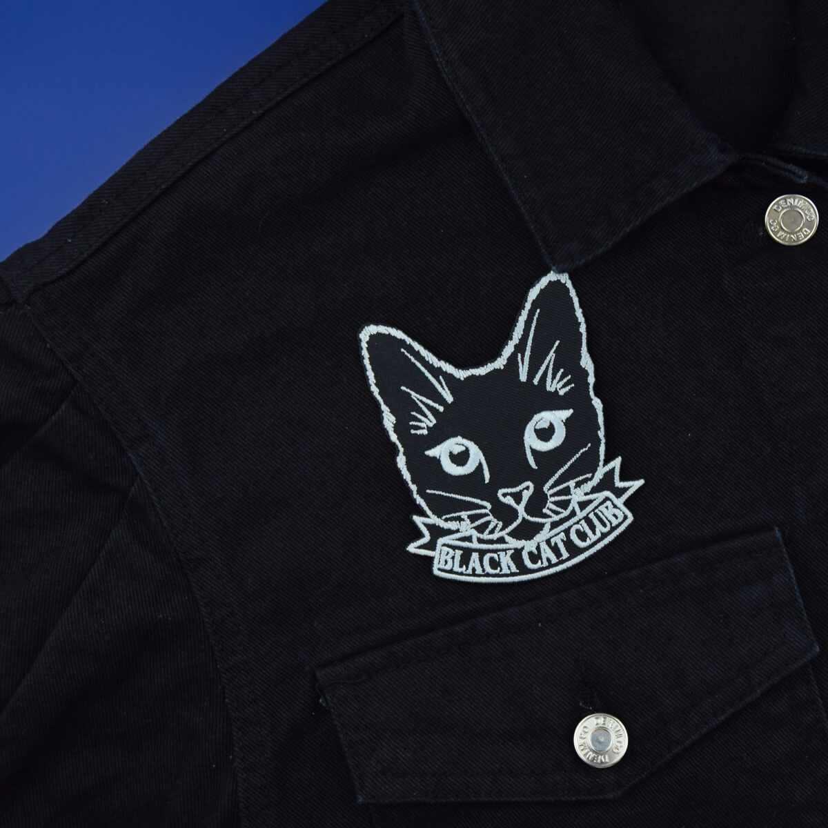 BLACK CAT CLUB PATCH - PACK OF 6 - Extreme Largeness Wholesale