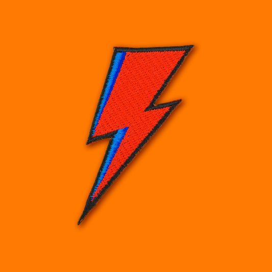 DAVID BOWIE LIGHTNING BOLT PATCH - PACK OF 6 - Extreme Largeness Wholesale