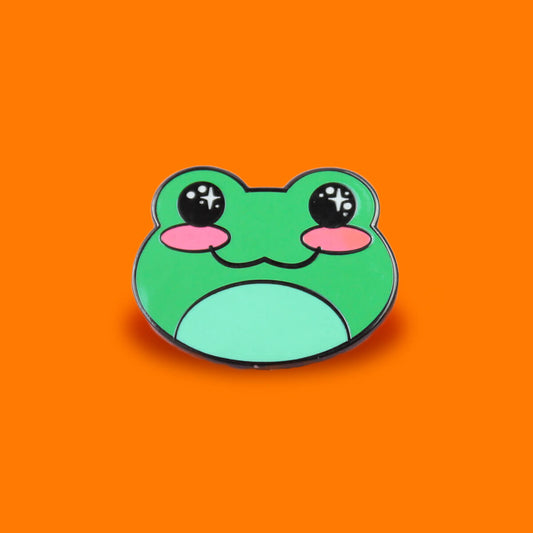 CUTE FROG ENAMEL PIN - PACK OF 5 - Extreme Largeness Wholesale