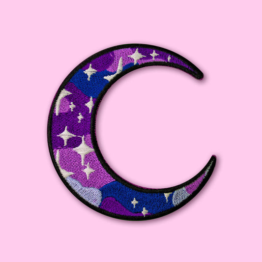 GALAXY MOON PATCH - PACK OF 6 - Extreme Largeness Wholesale