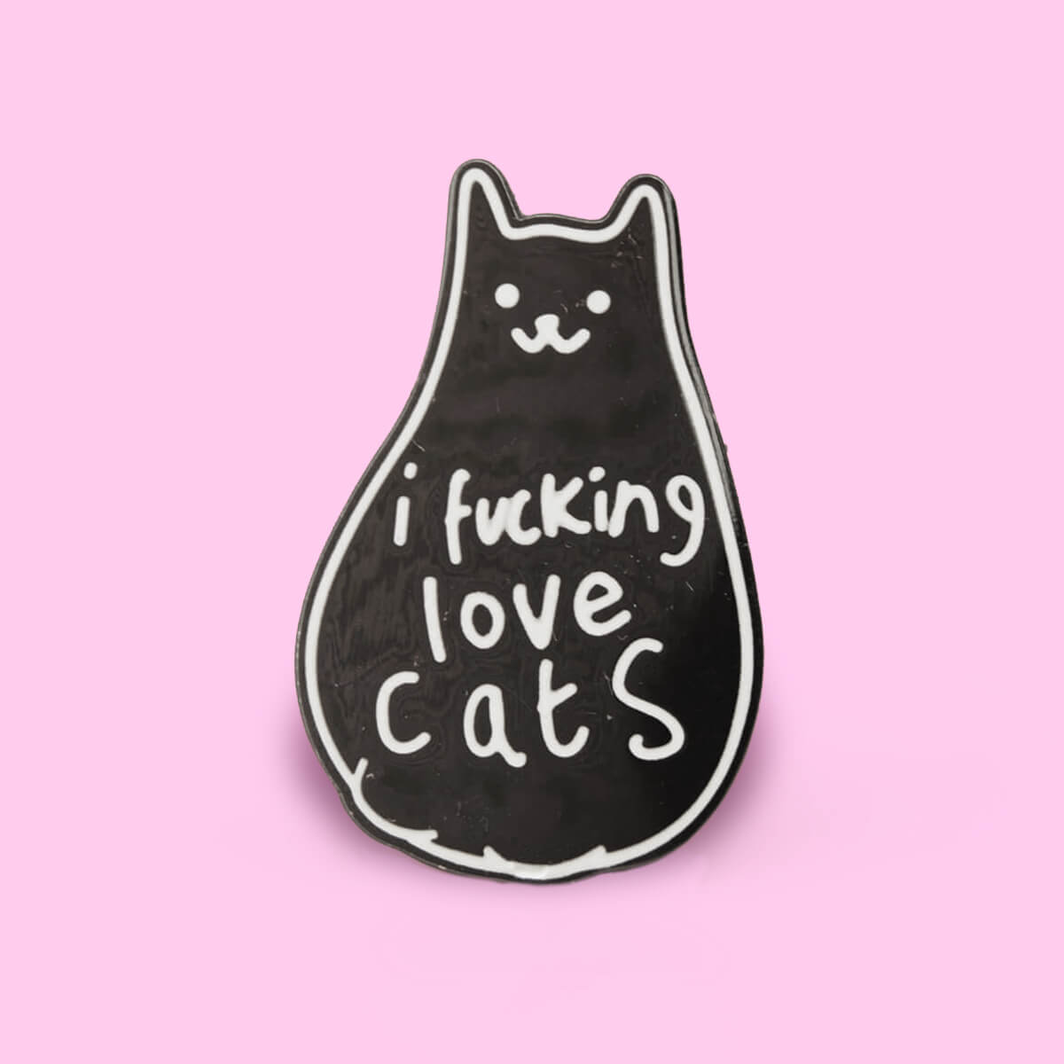 I FUCKING LOVE CATS ENAMEL PIN - PACK OF 5 - Extreme Largeness Wholesale