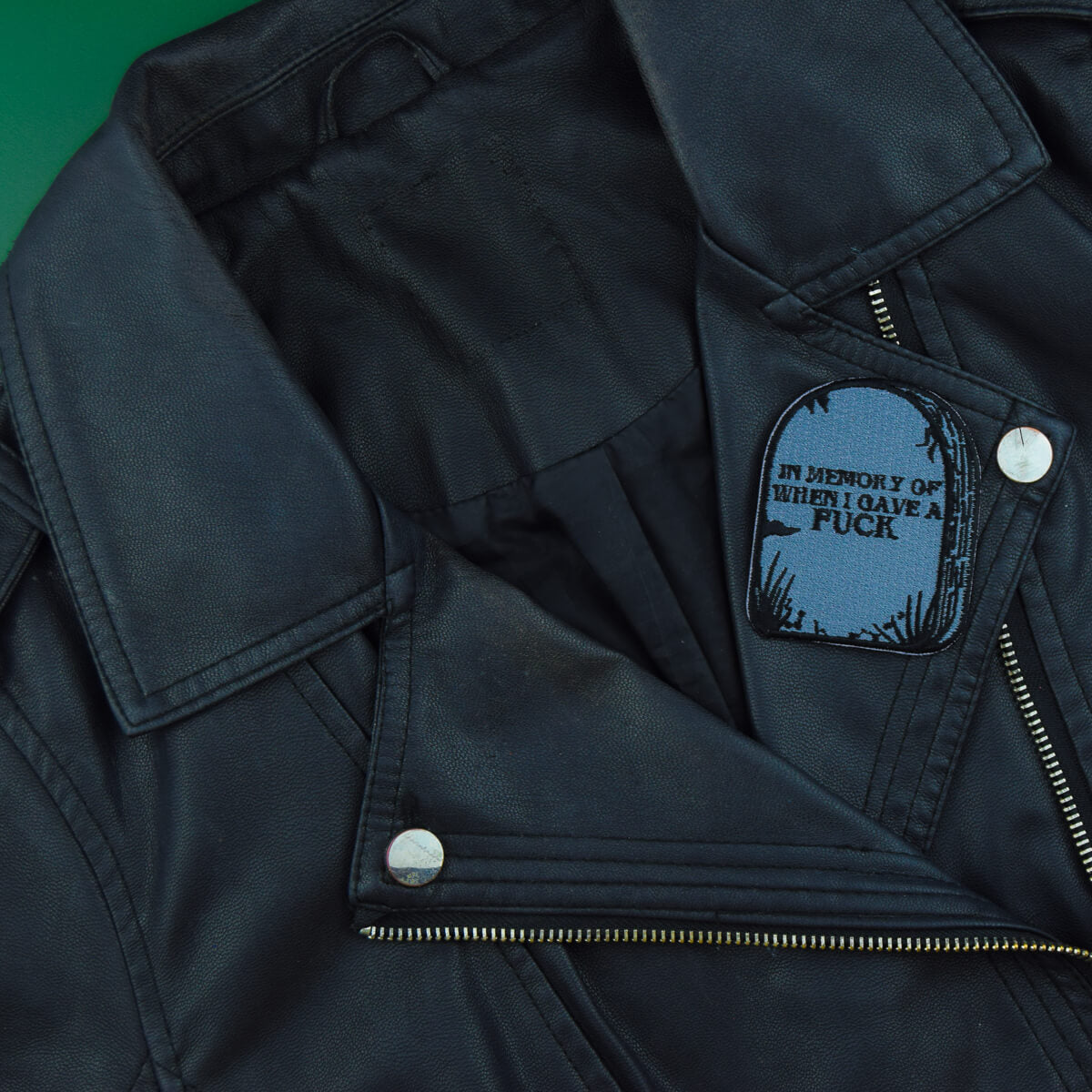 IN MEMORY OF WHEN I GAVE A FUCK PATCH - PACK OF 6