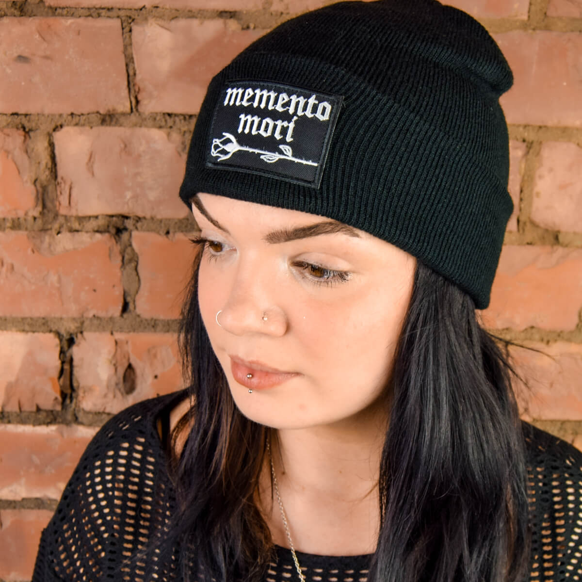 MEMENTO MORI BLACK BEANIE - PACK OF 3