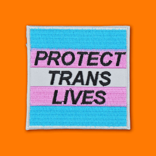 PROTECT TRANS LIVES PATCH - PACK OF 6 - Extreme Largeness Wholesale