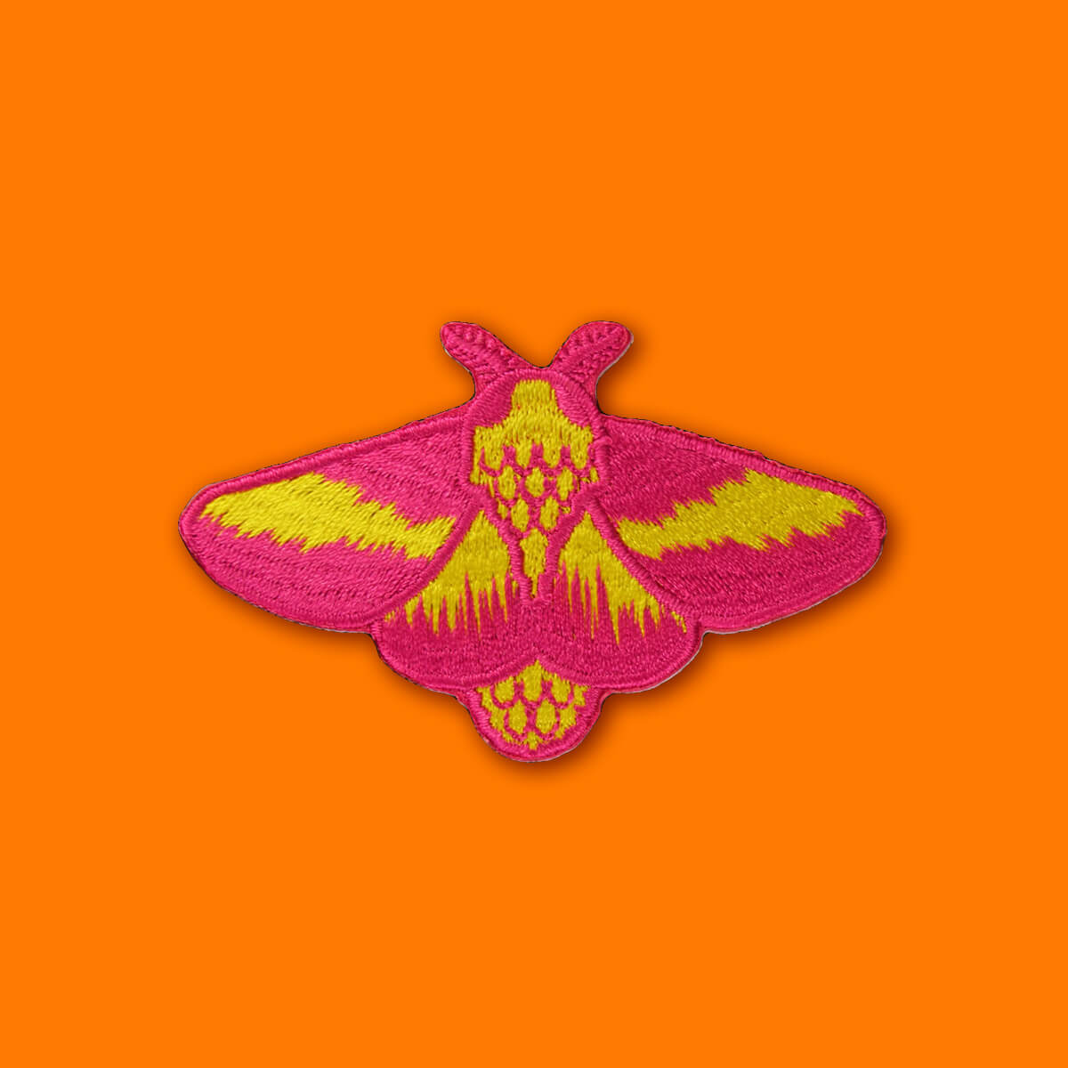 ROSY MAPLE MOTH PATCH - PACK OF 6 - Extreme Largeness Wholesale