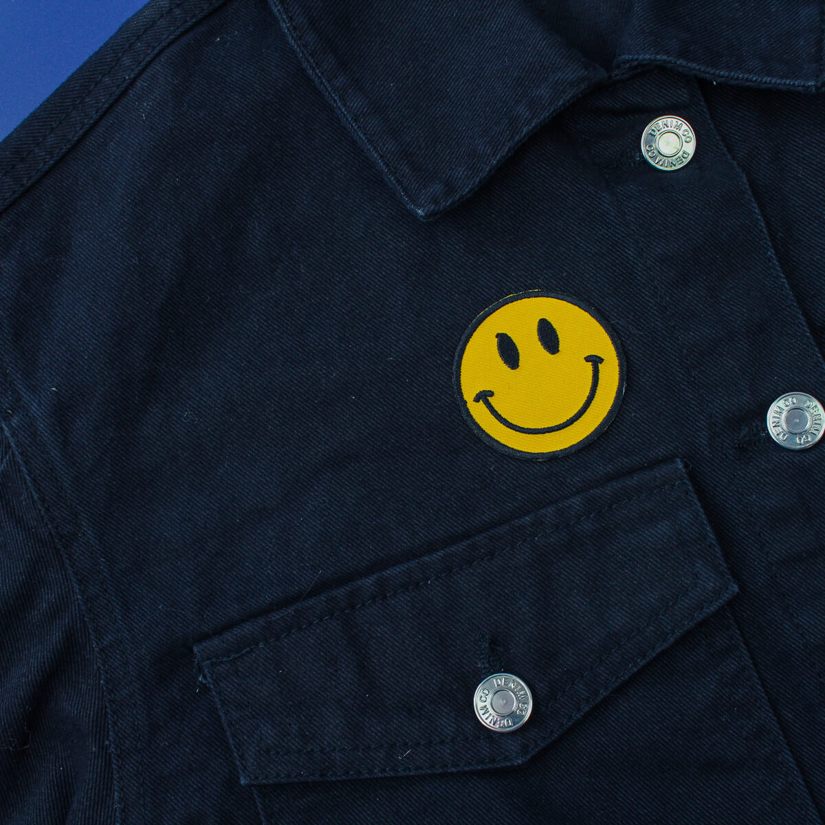 SMALL SMILEY PATCH - PACK OF 6 - Extreme Largeness Wholesale