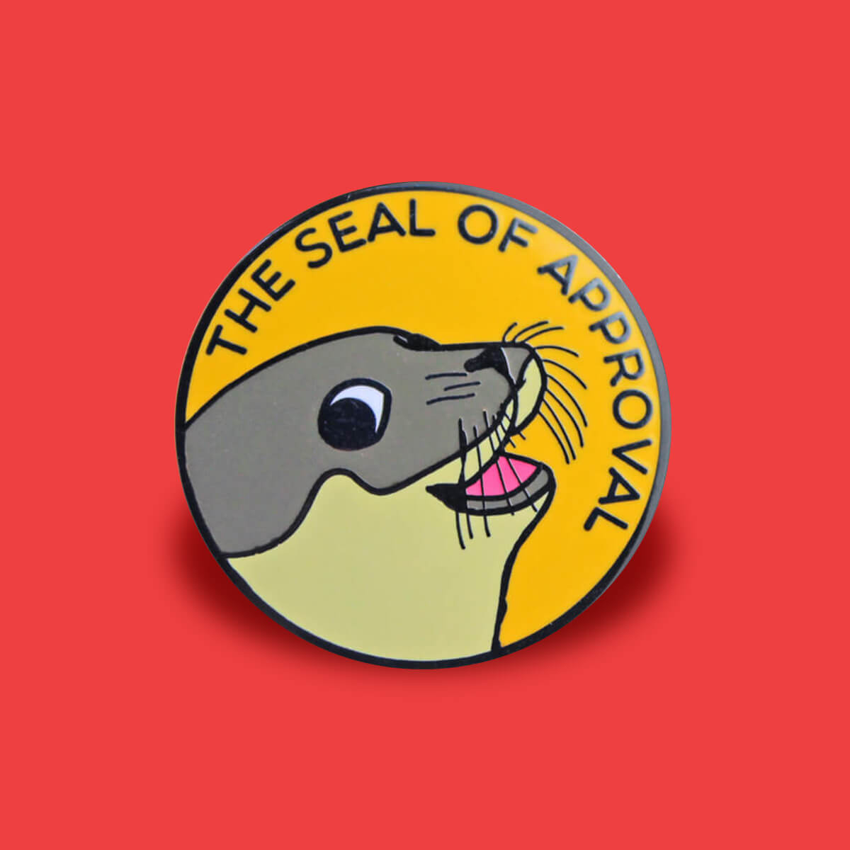 THE SEAL OF APPROVAL ENAMEL PIN - PACK OF 5 - Extreme Largeness Wholesale