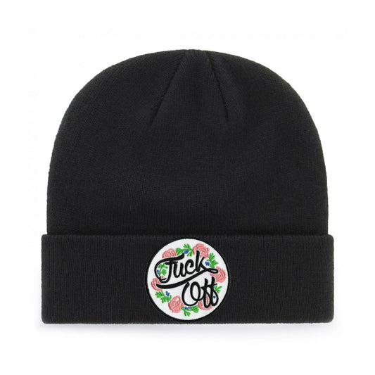 FUCK OFF FLORAL BEANIE - PACK OF 3 - Extreme Largeness Wholesale