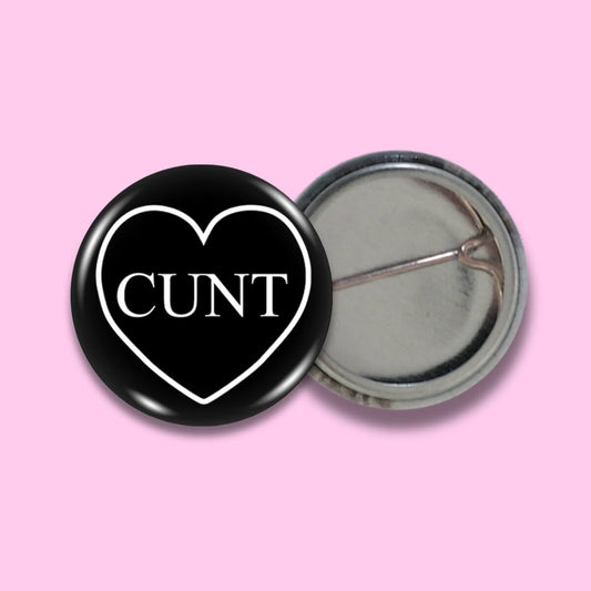 Cunt Heart Badge • Extreme Largeness Wholesale