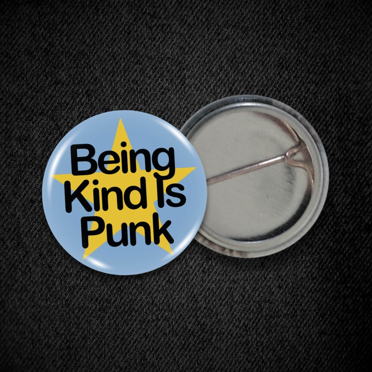 Being Kind Is Punk Badge • Extreme Largeness Wholesale