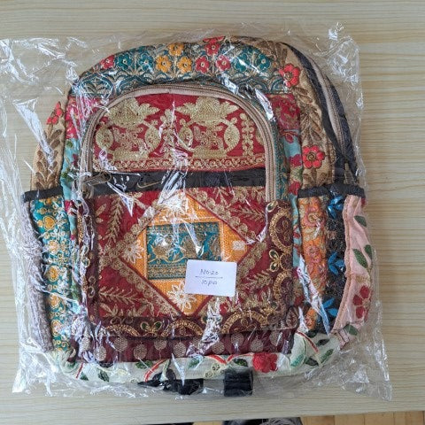 EMBROIDERED BACKPACK